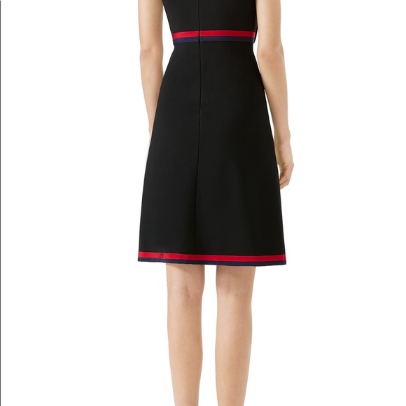 BNWT GUCCI STRIPE TRIM  A-LINE ABITI DRESS XXS - Picture 5 of 6